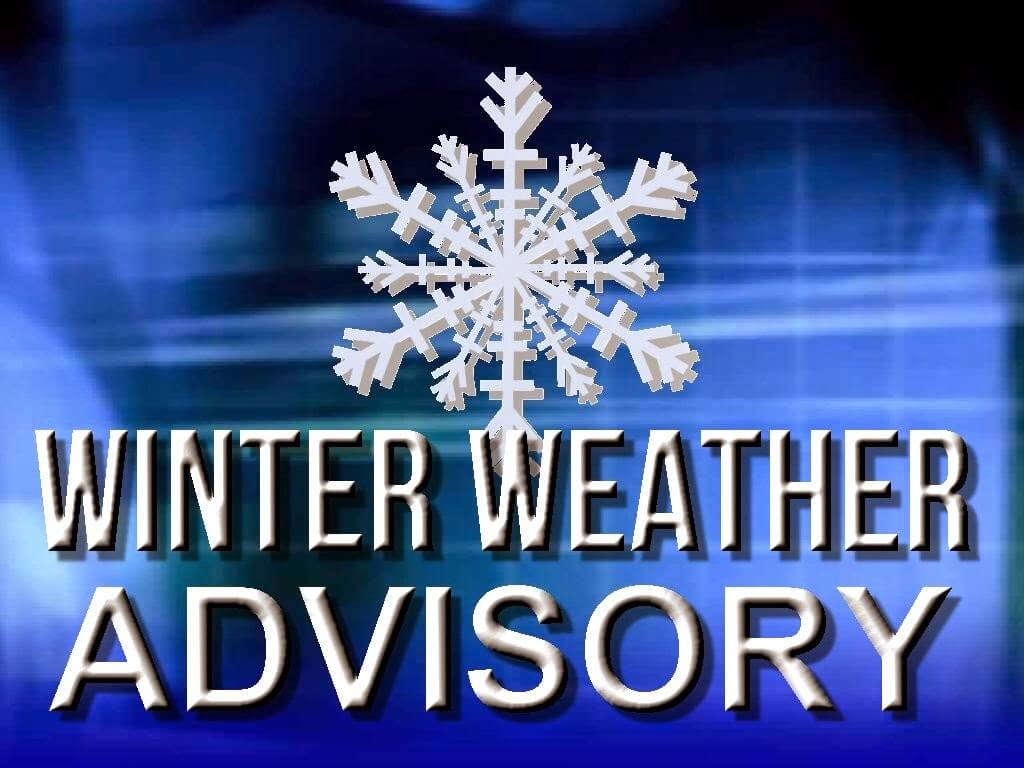 Winter weather advisory issued for Alcorn County