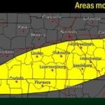 National Weather Service listing Alcorn County in area at risk for "life threatening flooding"