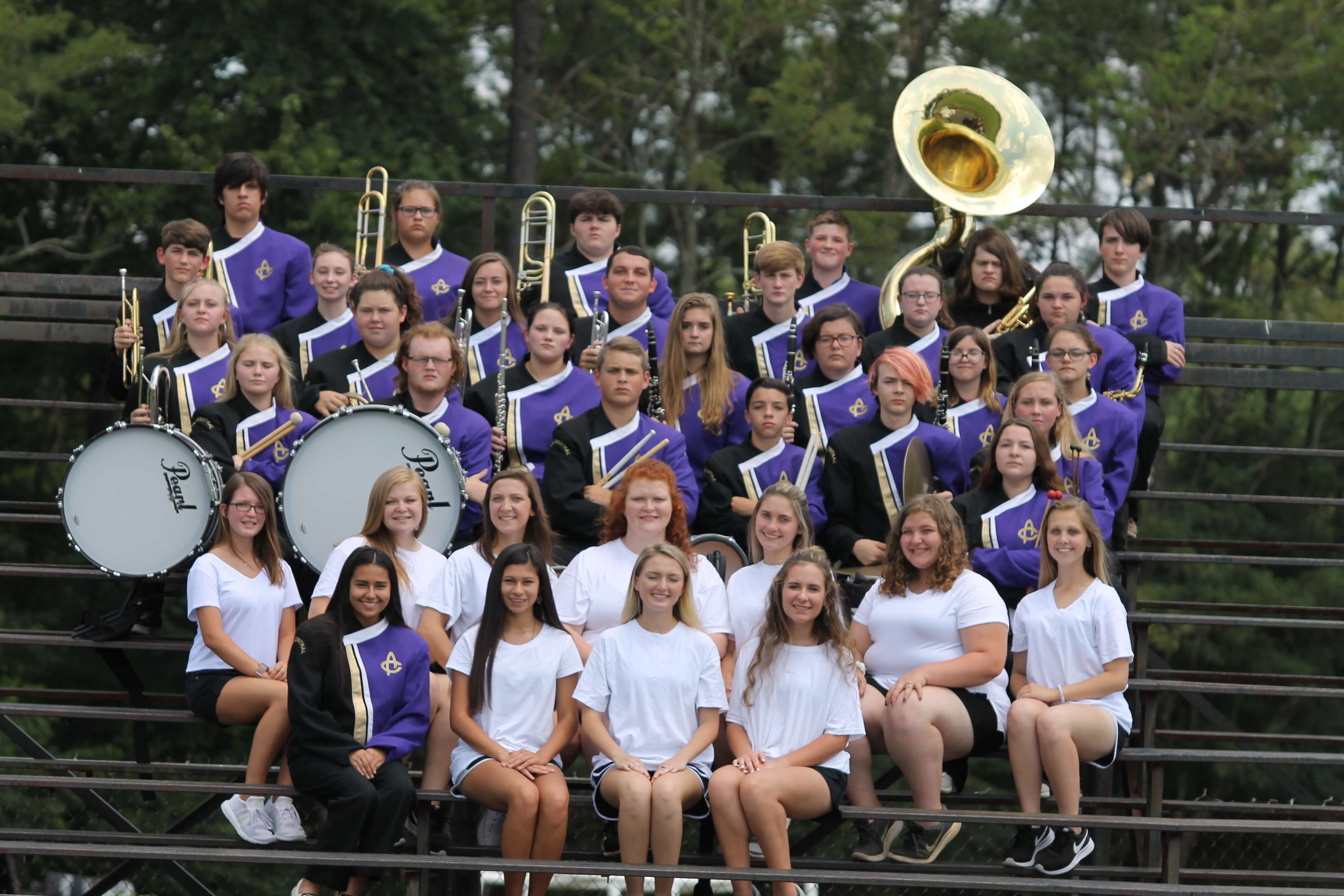 Purple Pride Marching Band marches to their own beat