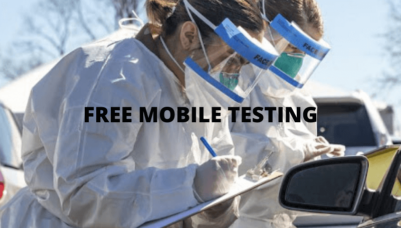 Department of health opening free mobile testing sites for one day only