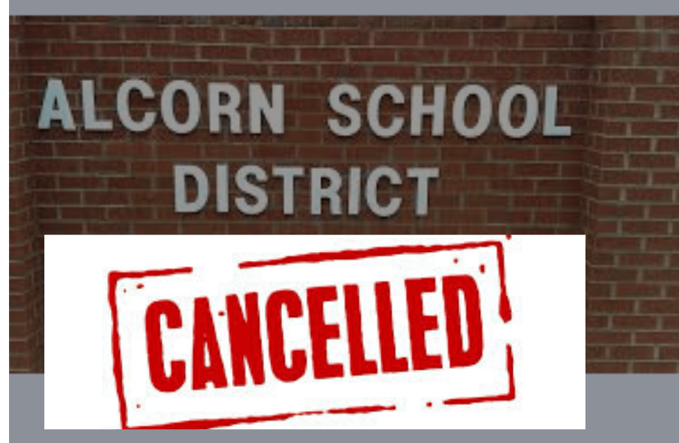 Alcorn County school classes, events and sports cancelled next week