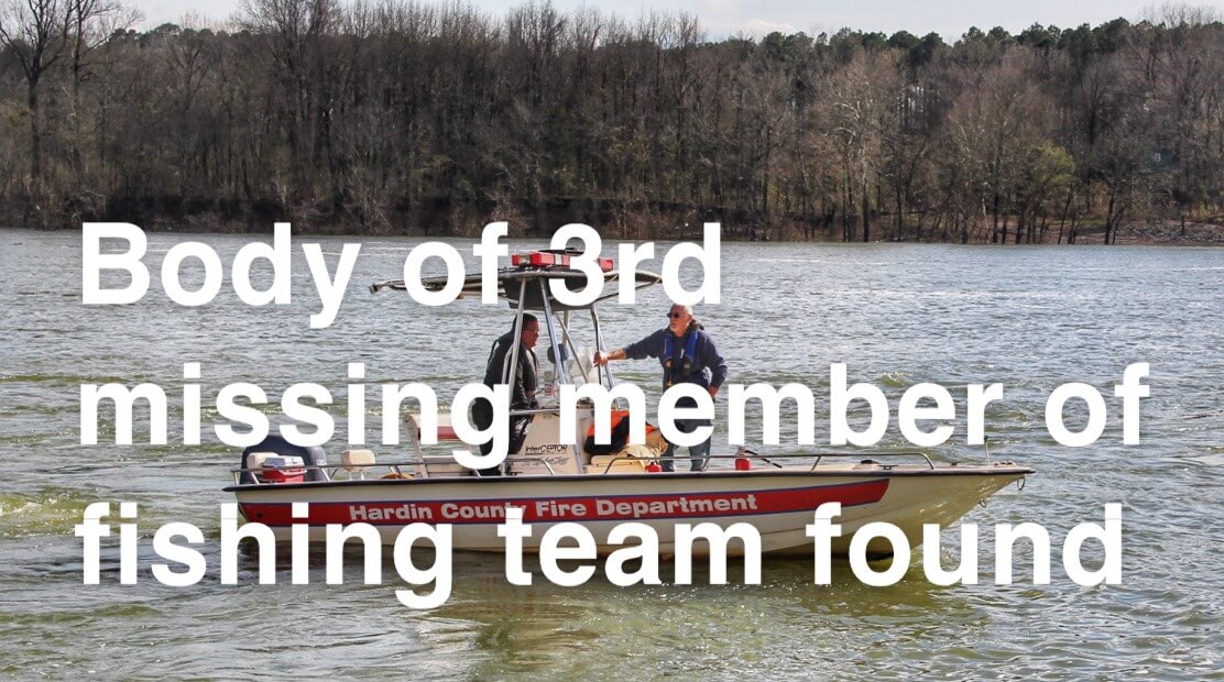 Body of 3rd member of missing fishing team found