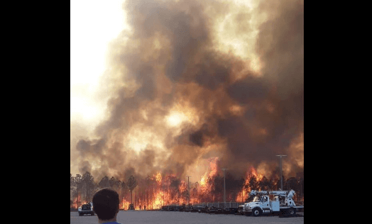 Fire burns on Missisisppi Gulf Coast forcing evacuations in Long Beach and elsewhere