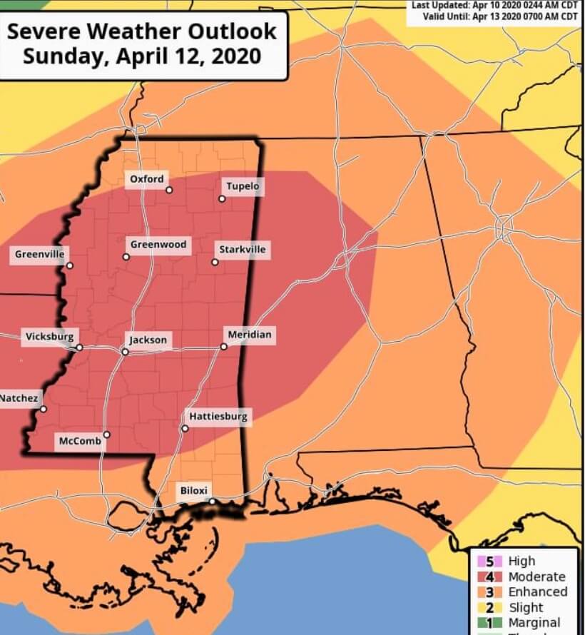 mississippi news weather forecast