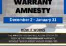 Oxford Municipal Court Offers Warrant Amnesty Holiday