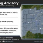 Dense fog advisory issued for Mid-South until 9 a.m. A Dense Fog Advisory is in effect until 9AM for the entire Mid-South