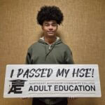 NEMCC Adult Education graduate earns high school equivalency diploma 🎓 Congratulations, Terrance Knight!