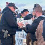 Corinth Police Assist in Unloading National Guard Supplies at Corinth Airport Photos from Corinth Police Department's post