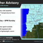 Cold Weather Advisory issued for Mid-South amid winter system ⚠️In addition to the winter precipitation, expect bitter cold to accompany this system