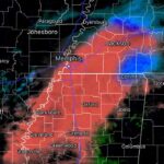 Lull in Snow and Sleet Reported North of I-40 as Freezing Rain Threatens South Radar update: 2:00 PM CST..A brief lull in sleet/snow is beginning to the north of the I-40 corridor