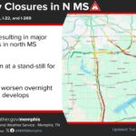 Icy Conditions Lead to Multiple Road Closures in Northern Mississippi Treacherous road conditions are in place across north MS tonight