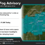 Freezing Fog Advisory Issued for Memphis Area Through 11 a.m. Photos from US National Weather Service Memphis Tennessee's post