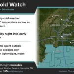 Extreme Cold Watch Issued for Memphis Area Amid Cold Temperatures Photos from US National Weather Service Memphis Tennessee's post