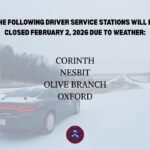 Driver Service Centers to Close February 2 Due to Winter Storm The following Driver Service locations will be closed on February 2