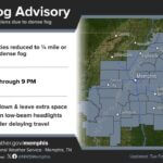 Dense Fog Advisory Extended into Northeast Mississippi Expanded the Dense Fog Advisory (DFA) due to upstream dense fog working its way into northeast Missi