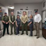 Thrasher School Cafeteria Workers Deliver Lunch to Sheriff's Department Today we were blessed by the Cafeteria workers at Thrasher School