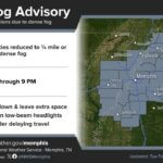 Dense Fog Advisory in Effect Until 9 p.m. A Dense Fog Advisory is in effect until 9 PM