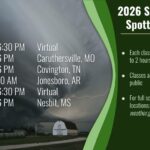 NWS Releases Spring 2026 Skywarn Spotter Class Schedule Our 2026 Spring Spotter Class schedule has been posted!