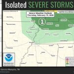 No Changes in Outlook Area; Marginal Storm Risk Remains in West Tennessee and Missouri Bootheel No changes in the Outlook area updated this afternoon