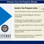 Mississippi Department of Revenue urges taxpayers to choose tax preparers carefully As we enter the season for tax filing, the Mississippi Department of Revenue encourages you to do yo