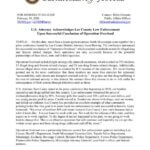 U.S. Attorney Recognizes Law Enforcement Efforts in Operation Overload Thank you to U.S