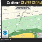 Severe weather threat includes large hail, gusty winds in Tennessee and surrounding areas Photos from US National Weather Service Memphis Tennessee's post