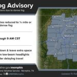 Dense fog prompts safety warnings across Mid-South Photos from US National Weather Service Memphis Tennessee's post