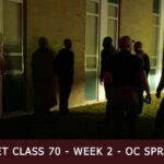 Cadet Class 70 Overcomes OC Spray During Training OC spray is never fun but Cadet Class #70 pushed through