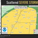Mid-South faces expanded risk of severe weather, including damaging winds ⚠️ The Slight Risk (2/5) has been expanded to cover the entire Mid-South today