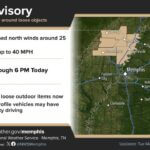 Wind Advisory issued for parts of northeast Arkansas and Missouri Bootheel A Wind Advisory has been issued for portions of northeast AR and the MO Bootheel