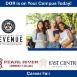 Mississippi Department of Revenue Hosts Career Fairs for Internships and Jobs Come talk with us about summer internships and a career at the Mississippi Department of Revenue!!!