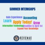 Mississippi Department of Revenue Offers Summer Internships With Deadline Approaching ONLY 2 DAYS LEFT TO APPLY FOR A SUMMER INTERNSHIP!
