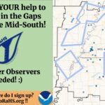 CoCoRaHS Seeks Volunteers to Fill Weather Data Gaps in the Mid-South Would you like to help us fill the Gaps in these areas here in the Mid-South with CoCoRaHS volunteer