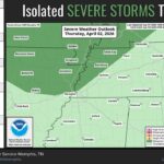 Cold Front May Bring Isolated Severe Storms to Northern Tennessee, Arkansas Photos from US National Weather Service Memphis Tennessee's post