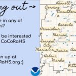 Residents in Selected Cities Encouraged to Join CoCoRaHS Weather Observation Network Do you currently reside in any of these cities?