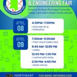 NEMCC to host Mississippi Science & Engineering Fair on April 9 NEMCC is honored to host the State Science Fair at Bonner Arnold Coliseum on Thursday, April 9!