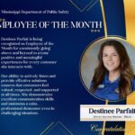 Mississippi DPS honors Employees of the Month Photos from Mississippi Department of Public Safety (Official)'s post