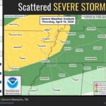 Northeastern Expansion of Slight Risk for Severe Storms The Slight Risk for severe storms has been expanded northeastward