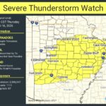 Severe Thunderstorm Watch Issued for Parts of Arkansas, Illinois, Kentucky, Missouri A severe thunderstorm watch has been issued for parts of Arkansas, Illinois, Kentucky and Missouri u