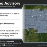 Dense Fog Advisory Expands Across Much of the Mid-South ⚠️The Dense Fog Advisory has been expanded across a large portion of the Mid-South