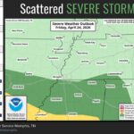 Severe weather risk increases along Tennessee-Mississippi border Here's the latest Day 1 outlook