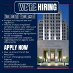 OSA seeks full-time on-site general counsel in Jackson OSA seeks a full-time, on-site General Counsel for our Jackson office