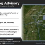 Dense fog advisory issued for parts of western Tennessee through 9 a.m. A Dense Fog Advisory is in effect for portions of west TN through 9 AM
