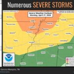 Severe Weather Threat Returns to Memphis Area Tomorrow Night Photos from US National Weather Service Memphis Tennessee's post