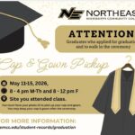 Graduates can pick up caps and gowns May 11-15 🎓 Cap & Gown Pickup Time!