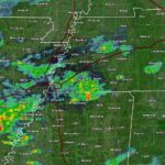 Cold Front Diminishes Showers Across the Region Radar Update 7:16 PM: These showers and thunderstorms have been trending downwards and very little t