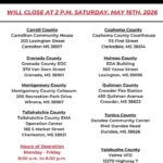 Mississippi disaster assistance centers to close in some counties this month Photos from Mississippi Emergency Management Agency's post