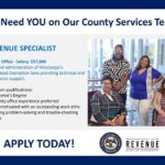 Mississippi Department of Revenue seeks applicants for open position We need you to join our team at the Mississippi Department of Revenue!