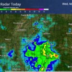 Storm forecast: Strong storms expected along and west of Mississippi River this afternoon Here's a look at how this afternoon/evening's storms may play out (HRRR model)