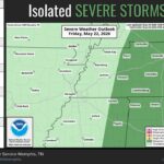 Warm front to bring potential for severe storms along Tennessee River A warm front will lift north tomorrow, potentially giving enough lift to a severe storm or two, main